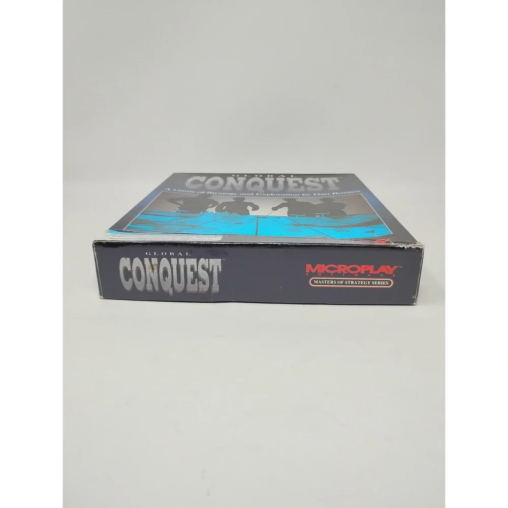MicroProse Global Conquest PC Game 1992 Big Box MS-DOS Floppy Strategy